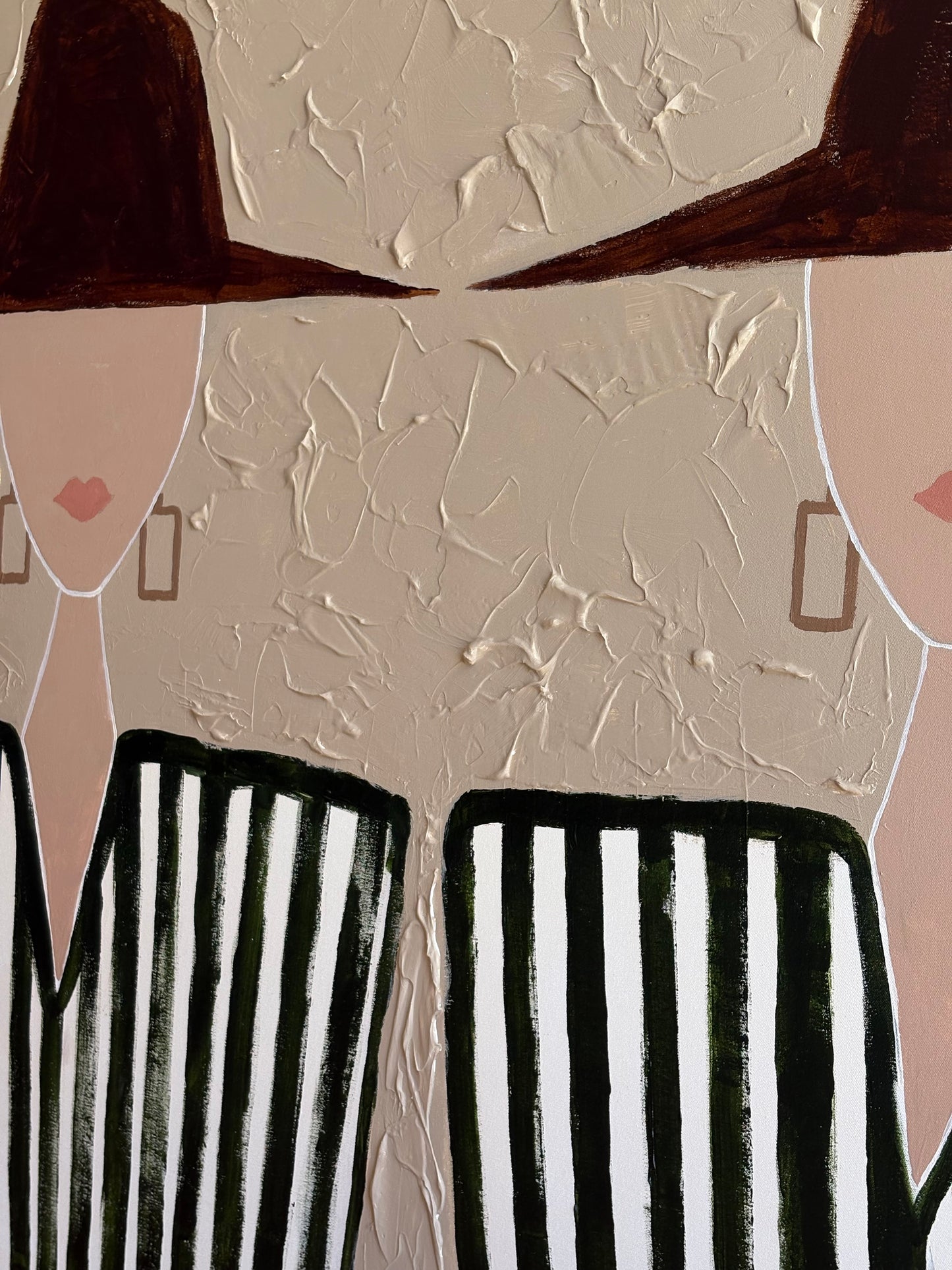 Textured Figures in Hats