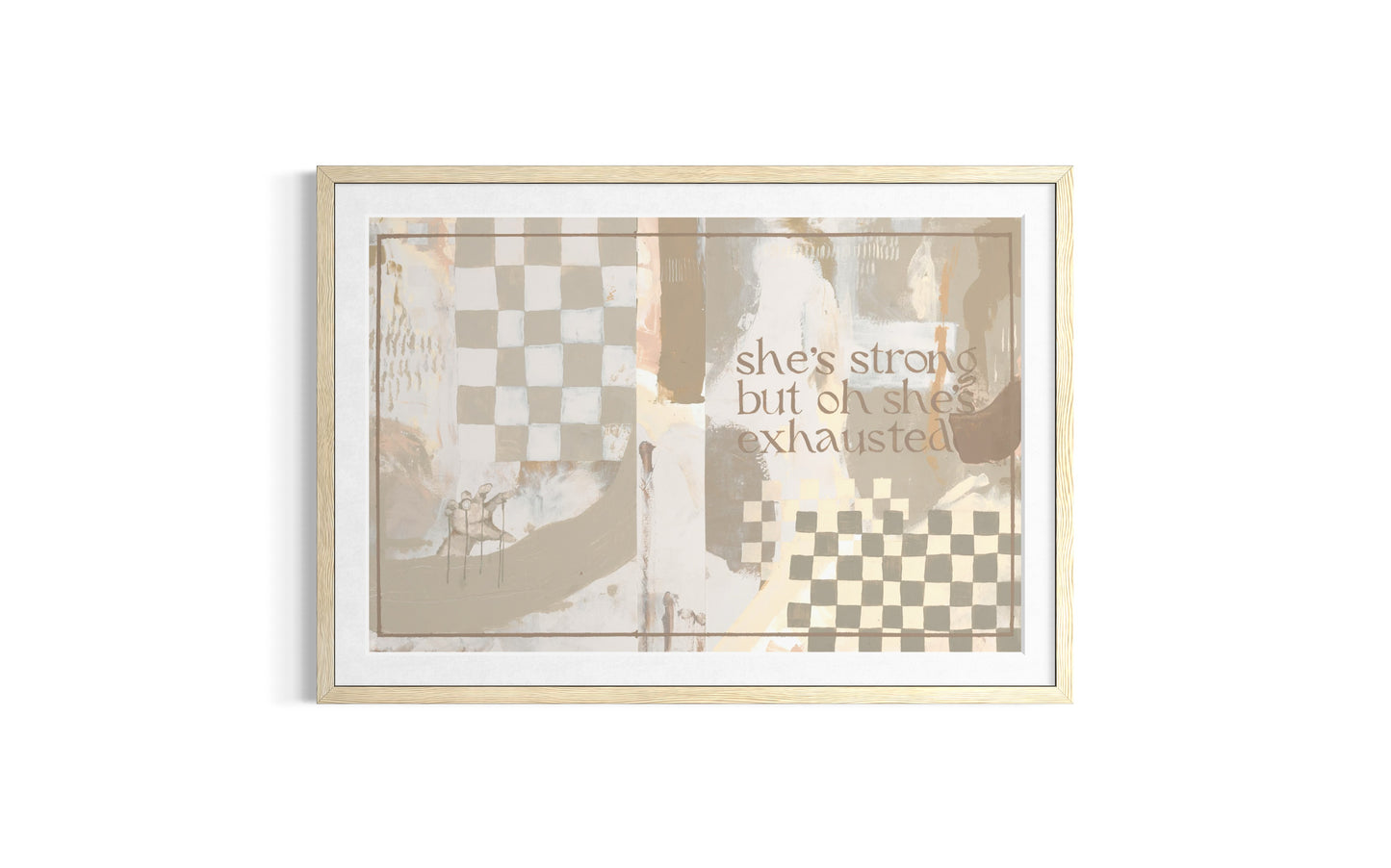 Limited edition print - She’s strong but oh she’s exhausted