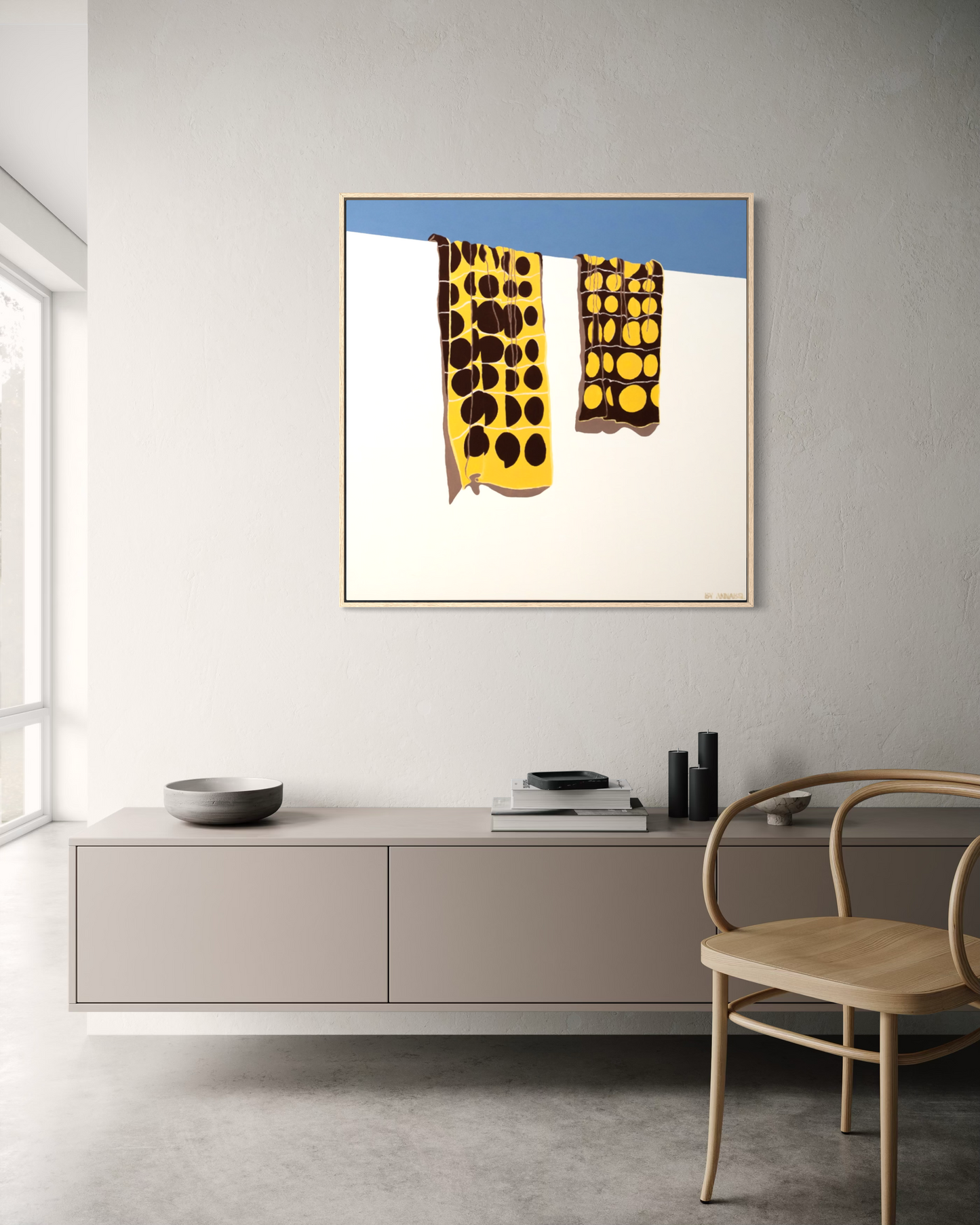 TOWELS IN AEGEAN LIGHT
